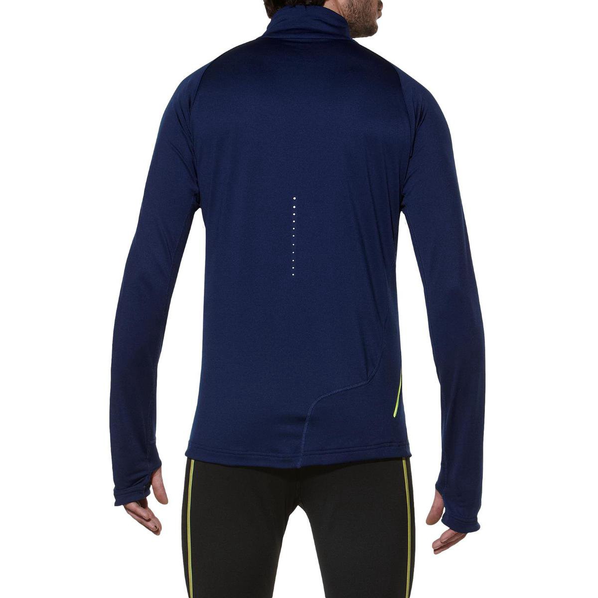 Asics Winter Hardloop Sportvest Heren Blauw Maat L