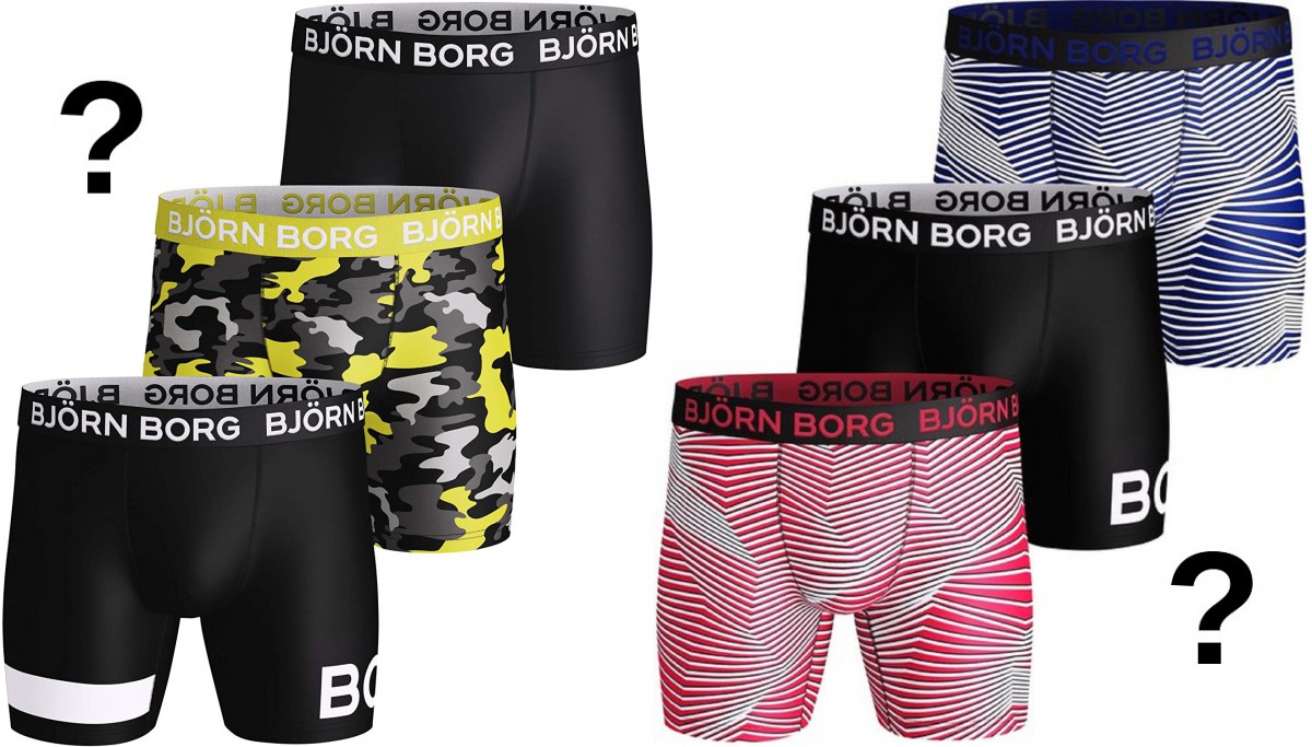Björn Borg - Heren - Polyamide Onderbroeken - Verrassingsdeal 6 Pack - Hydro Pro Boxers | SoftshellWebshop.nl