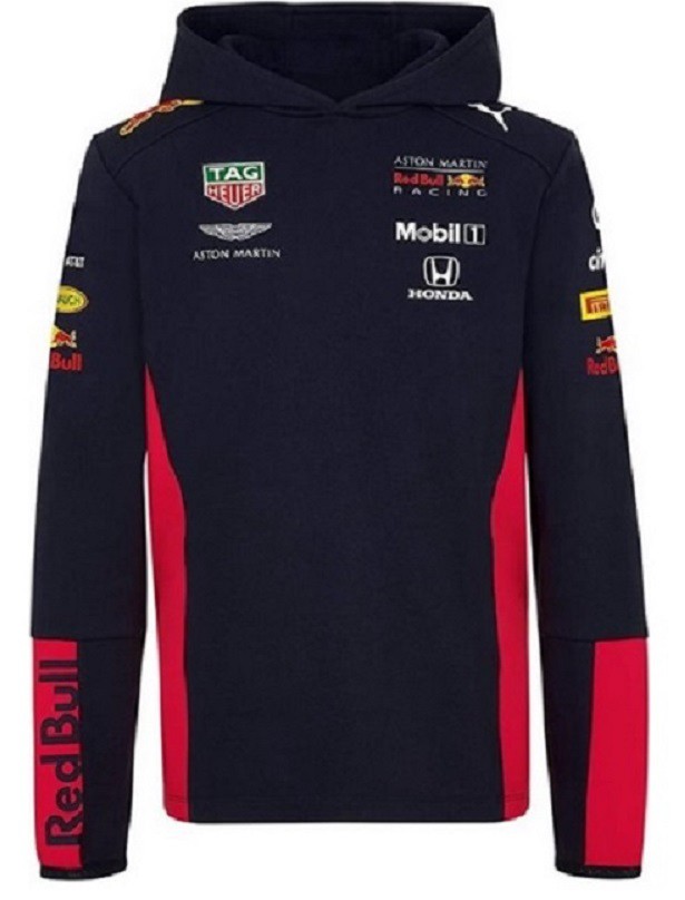 Puma RedBull Racing Max Verstappen Team Hoodie Kinderen Blauw SoftshellWebshop