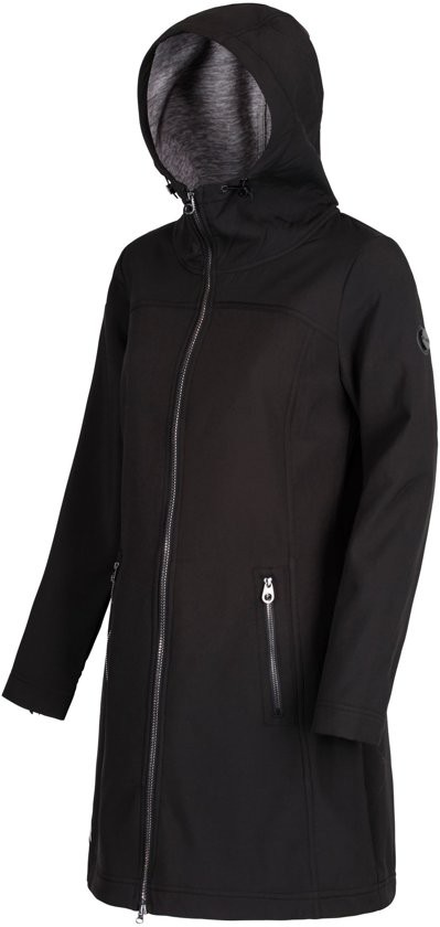 Regatta Dames Softshell Alinta Jas Zwart SoftshellWebshop