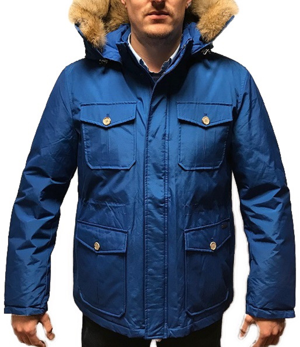 Woolrich Winterjas Blauw Heren Maat XL