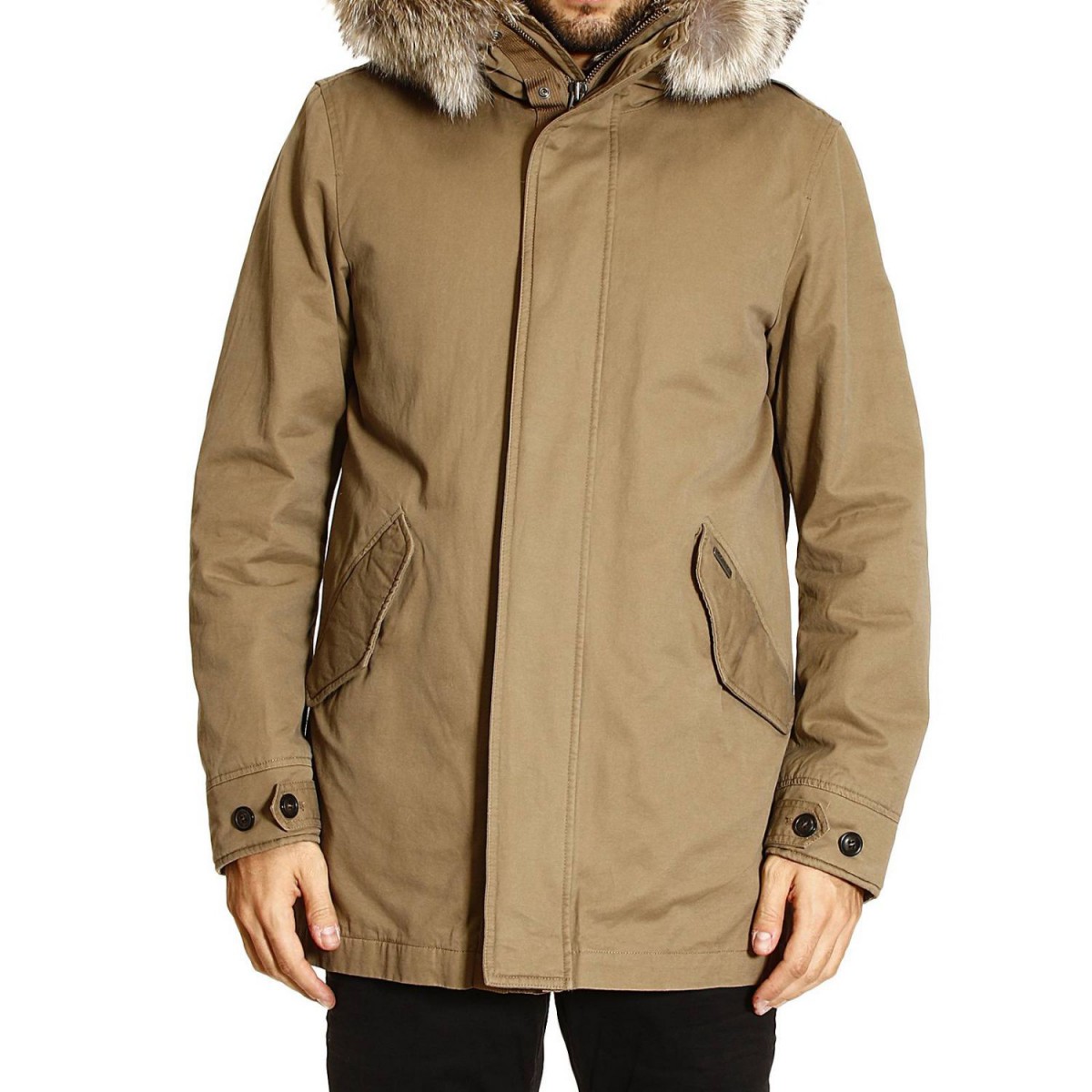 Woolrich Winter Cotton Eskimo Parka Heren Heren Merkkleding