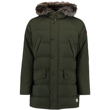 O'Neill - Down Parka Jacket- Winterjas - Heren - Forest Night - Maat M 