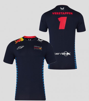 10 Stuks - Red Bull Racing - Max Verstappen - Team T-Shirt - Blauw - Dames - Maat 38 
