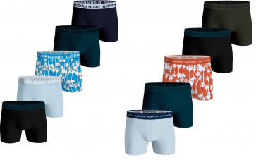 Björn Borg - Heren - 10 Pack Boxers - Boxershorts - Multi Kleuren 