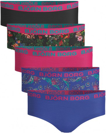 Bjorn Borg - 5 pack - Hipster onderbroeken - Paisley & Mystic flower - Meisjes - Multi 