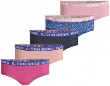 Bjorn Borg - 5 pack - Hipster onderbroeken - LA Dot - Meisjes - Multi 