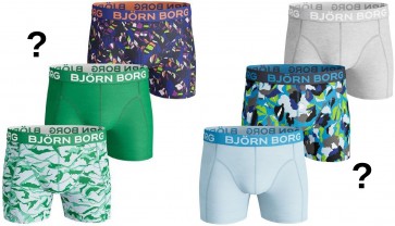 Björn Borg - Heren - Verrassingspakket - 6 Pack Boxers - Maat S