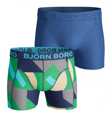 Bjorn Borg 2-pack boxers blauw groen