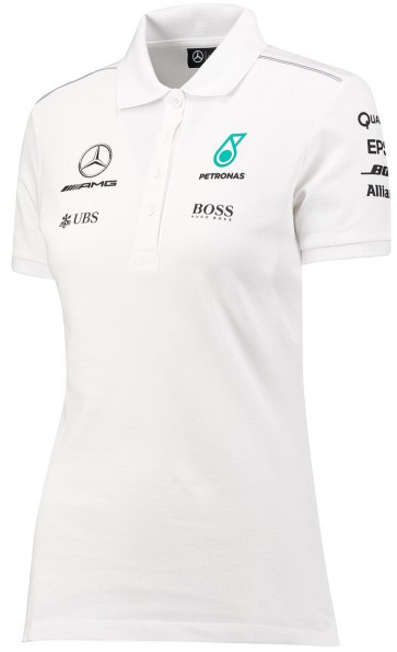 Hugo Boss - Mercedes AMG F1 - Formule 1 - Team Polo - Dames - Wit