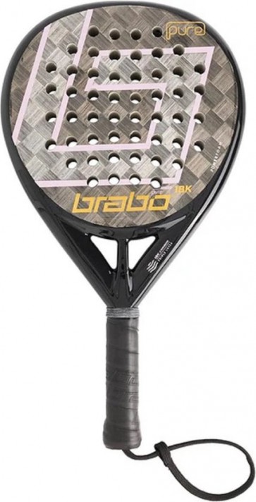  Brabo - Pure 18K - Premium Carbon - Padelracket - Goudkleurig 