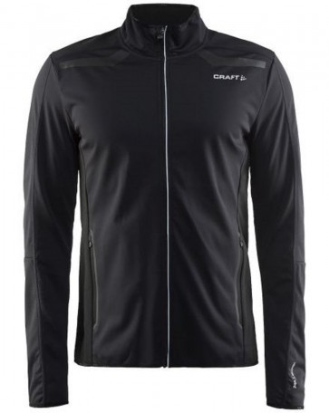 Craft Intensity Wintersport Softshell Jas Heren - Zwart - Maat S