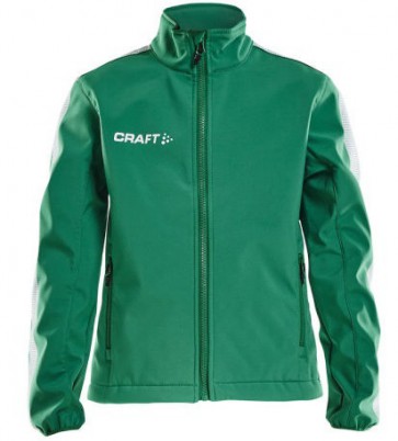 Craft Pro Control Softshell Jas Kids - Groen - Maar 134/140