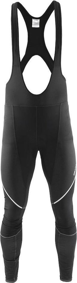 Craft - Classic Thermal Wind - Bib Fietsbroek -  Lang - Heren - Zwart - Maat S 