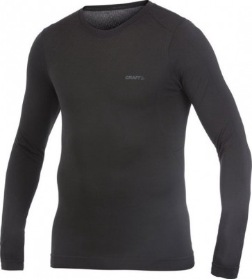 Craft Cool Seamless LS - Lange mouwen - Sportshirt - Heren - Zwart - Maat S/M