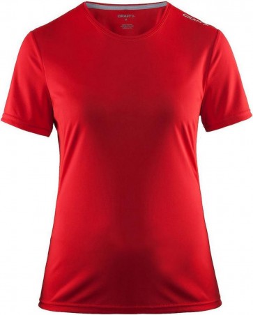 Craft - Mind - Korte Mouwen - Hardloopshirt - Dames - Rood 