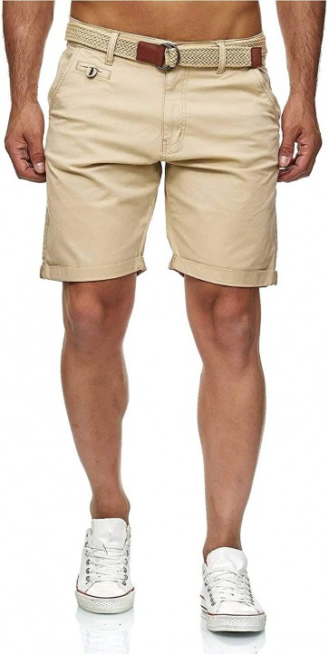 Indicode - Heren - Shorts - Conor - Fog - Maat XL 