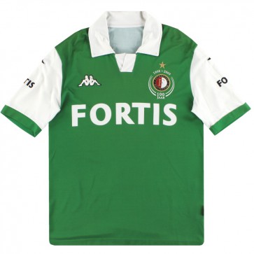 Feyenoord - Kappa - Seizoen 2008/2009 - 100 Jarig Bestaan - Uitshirt - Groen - Volwassenen