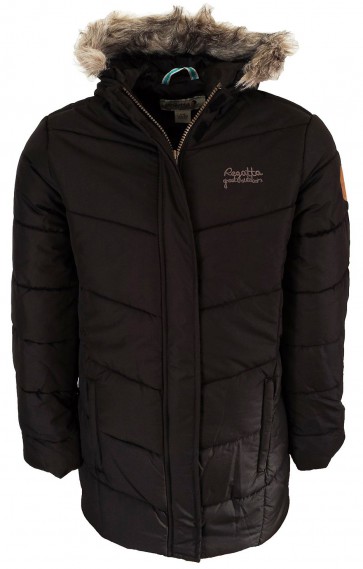 Regatta Blissful Meisjes Parka Winterjas - Zwart