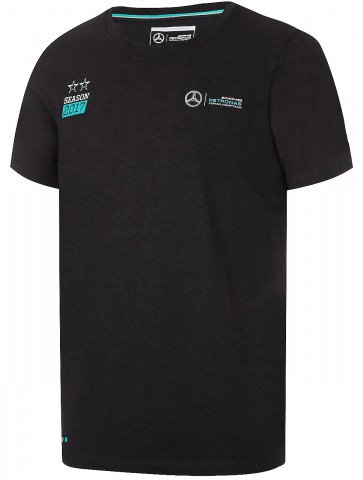 Mercedes-AMG Petronas 2017 Tour T-Shirt - Zwart - Heren - Maat S