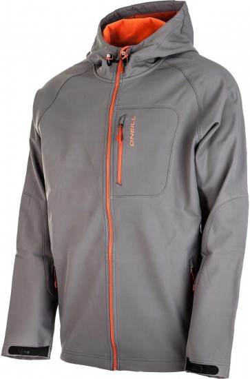 O'Neill Exile Heren Softshell Jas - Grijs