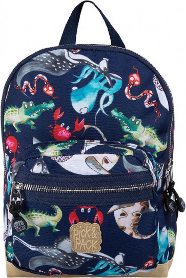 Pick & Pack - Mix Animal Backpack - Maat S - Navy 