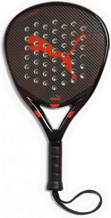 Puma - Solarcourt - Padel Racket - Zwart met Oranje