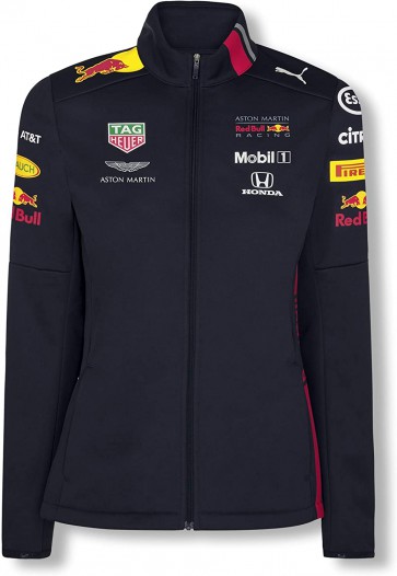 Red Bull Honda Aston Martin Racing Team Softshell Jas Dames - Donkerblauw