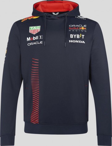 Red Bull Racing -Max Verstappen - Kids - Teamline - Pullover Hoodie - Blauw 