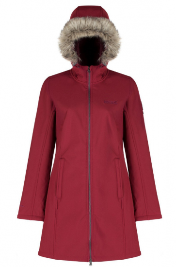 Regatta Dames Softshell Adhara Winterjas | Rood