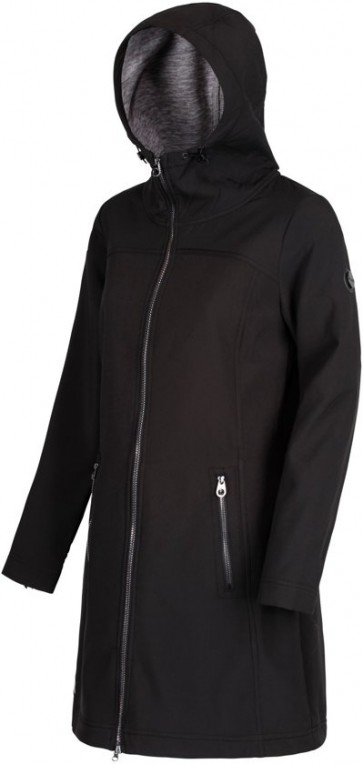 Regatta Dames Softshell Alinta Jas | Zwart