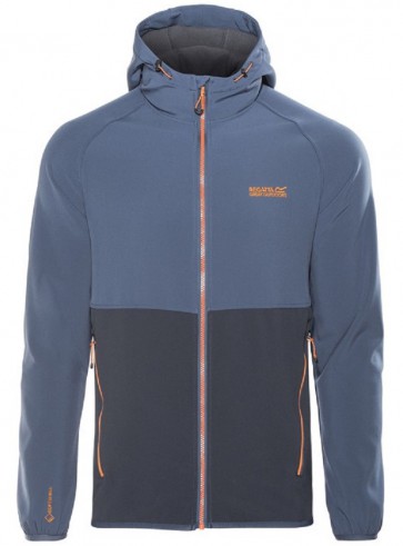 Regatta Arec II Softshell Jas Heren - Navy-Denim