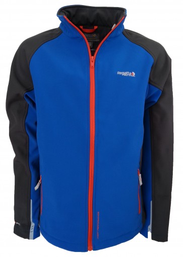 Regatta Broadcast Softshell Kinderjas - Oxford Blauw