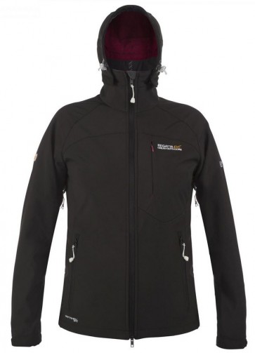 Regatta Desoto Softshell Winter Jas Dames - Zwart