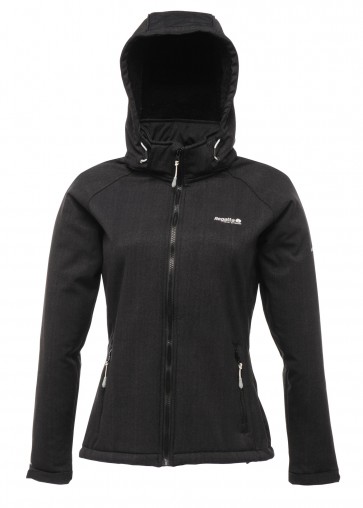 Regatta Martina Softshell Jas Dames - Zwart