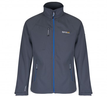 Regatta Nielson III Softshell Jas Heren - Grijs/Blauw