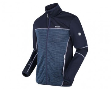 Regatta Yare III Softshell Jas Heren - Dark Denim Marl met Navy