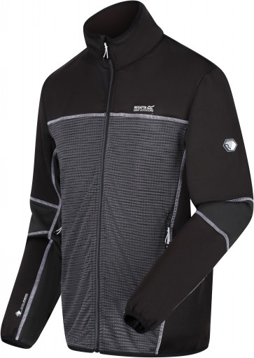 Regatta Yare III Softshell Jas Heren - Magneet grijs met zwart