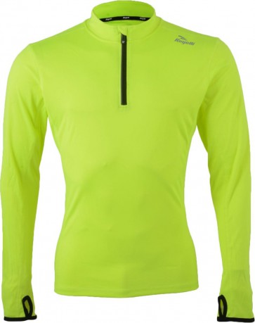 Rogelli Campton - Hardloopshirt met lange mouw - Heren - Fluor Geel 