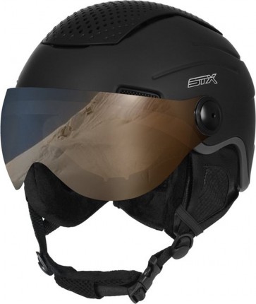 STX - Snow - Junior - Skihelm - Met vizier - Zwart