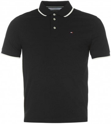 Tommy Hilfiger Heren Polo - Zwart