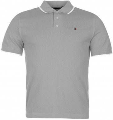 Tommy Hilfiger Heren Polo - Grijs