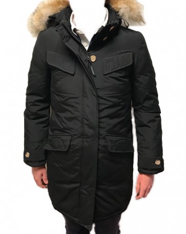 Woolrich Down Parka Winterjas Dames Zwart - Maat M