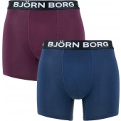 Björn Borg - Heren - Polyamide Onderbroeken - 2 Pack - Hydro Pro Sport Boxers - Rood - Blauw