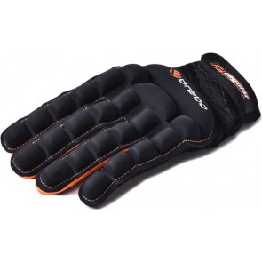 Brabo Sporthandschoenen - Unisex - Zwart met Oranje maat L of XL
