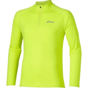 Asics - Hardloopvest - Heren - Geel - Halve rits - Maat M of L 