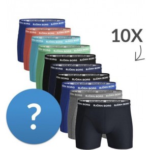 Björn Borg - Heren - Verrassingspakket - 10 Pack Basic Boxers - Maat S