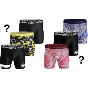 Björn Borg - Heren - Polyamide Onderbroeken - Verrassingsdeal - 6 Pack - Hydro Pro Sport Boxers