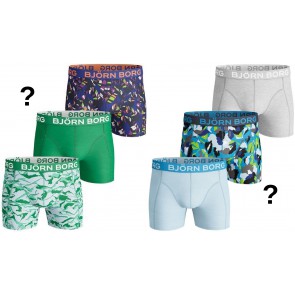Björn Borg - Heren - Verrassingspakket - 6 Pack Boxers - Maat S