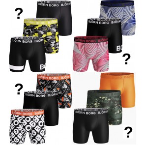 Björn Borg - Heren - Polyamide Onderbroeken - Verrassingsdeal - 12 Pack - Hydro Pro Sport Boxers - Maat S